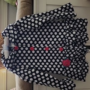 Mack & co polka dot cardigan size 5 kt3